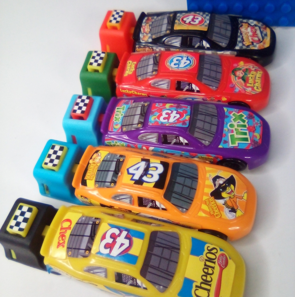 Vintage 5 General Mills 2005 NASCAR Premium Toy Launch Race Cars